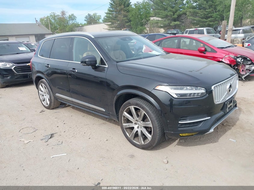 2016 Volvo Xc90 VIN YV4A22PN9G1003489 IAAI salvage auction — FRONT END, Salvage (New Hampshire), sold $4,050 on 2026-08-05 (photo 1)