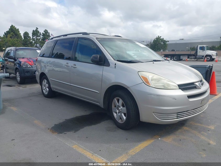 2004 Toyota Sienna VIN 5TDZA23C14S143922 IAAI salvage auction — NORMAL WEAR, Clear - Dealer Only (California), sold $675 on 2026-07-06 (photo 1)