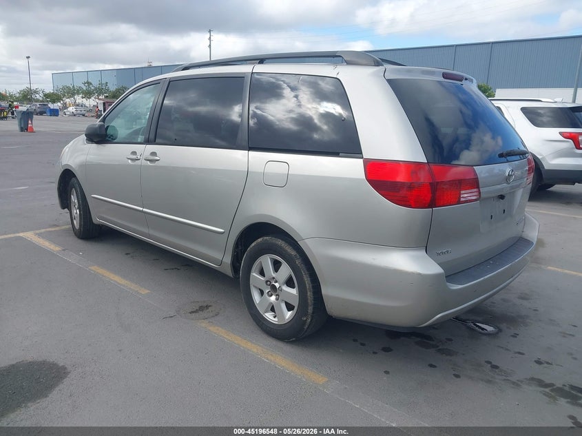 2004 Toyota Sienna VIN 5TDZA23C14S143922 IAAI salvage auction — NORMAL WEAR, Clear - Dealer Only (California), sold $675 on 2026-07-06 (photo 3)