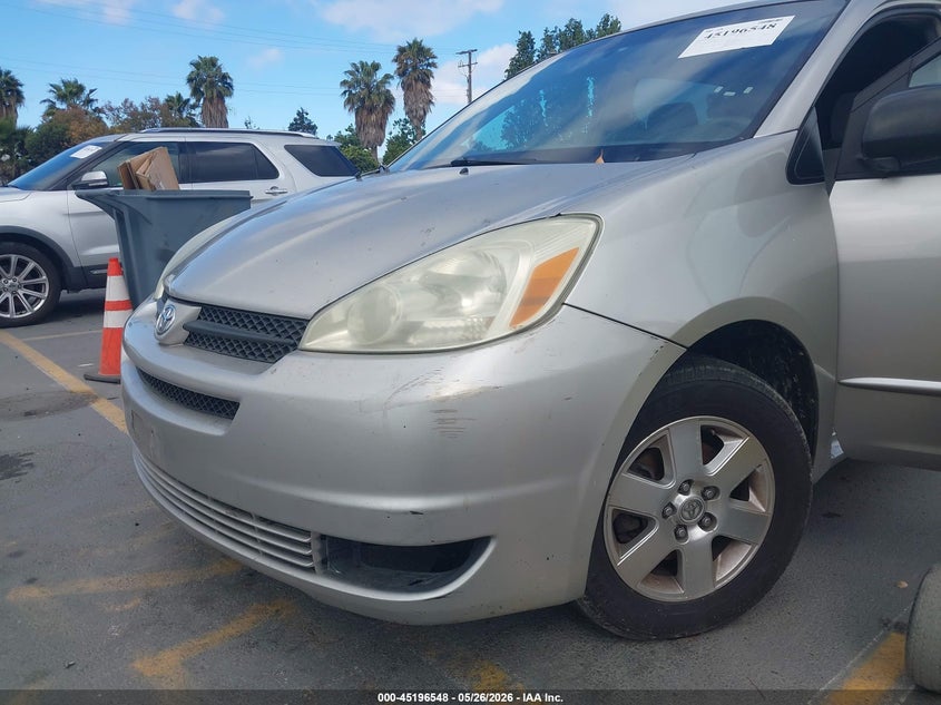 2004 Toyota Sienna VIN 5TDZA23C14S143922 IAAI salvage auction — NORMAL WEAR, Clear - Dealer Only (California), sold $675 on 2026-07-06 (photo 6)
