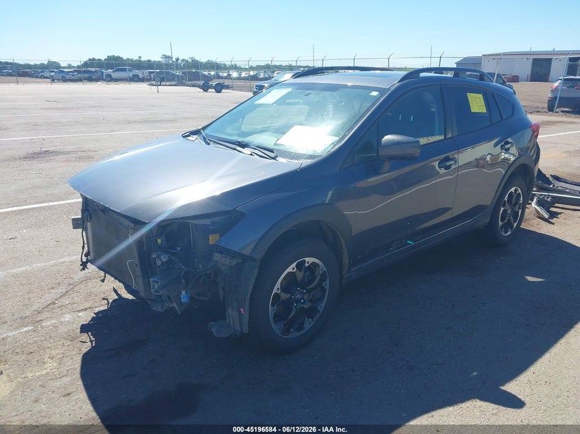 2021 Subaru Xv VIN JF2GTAECXM8321843 IAAI salvage auction — FRONT END, Regular (South Dakota), sold $5,250 on 2026-07-14 (photo 2)