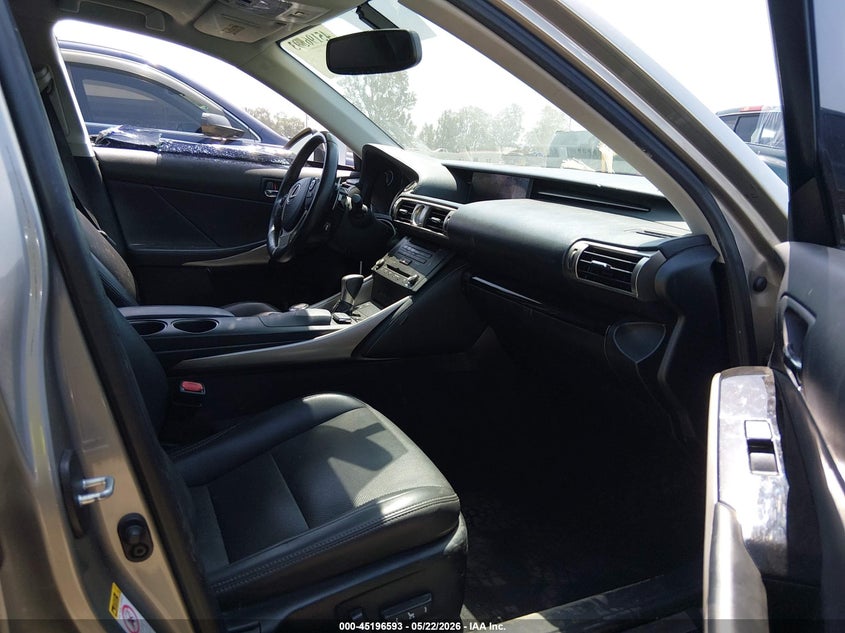 2015 Lexus Is VIN JTHBF1D28F5054004 IAAI salvage auction — LEFT SIDE, Salvage (California), sold $3,600 on 2026-07-15 (photo 5)
