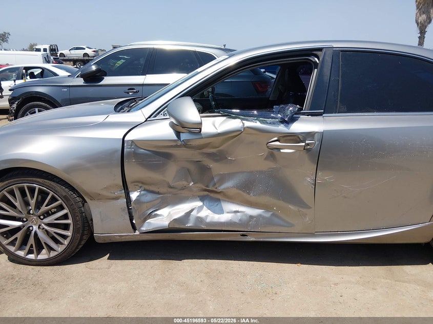 2015 Lexus Is VIN JTHBF1D28F5054004 IAAI salvage auction — LEFT SIDE, Salvage (California), sold $3,600 on 2026-07-15 (photo 6)