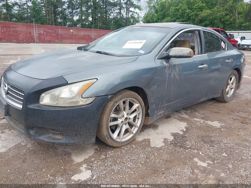 2011 Nissan Maxima VIN 1N4AA5AP4BC856077 IAAI salvage auction — FRONT & REAR, Salvage (Texas), sold $400 on 2026-07-09 (photo 2)