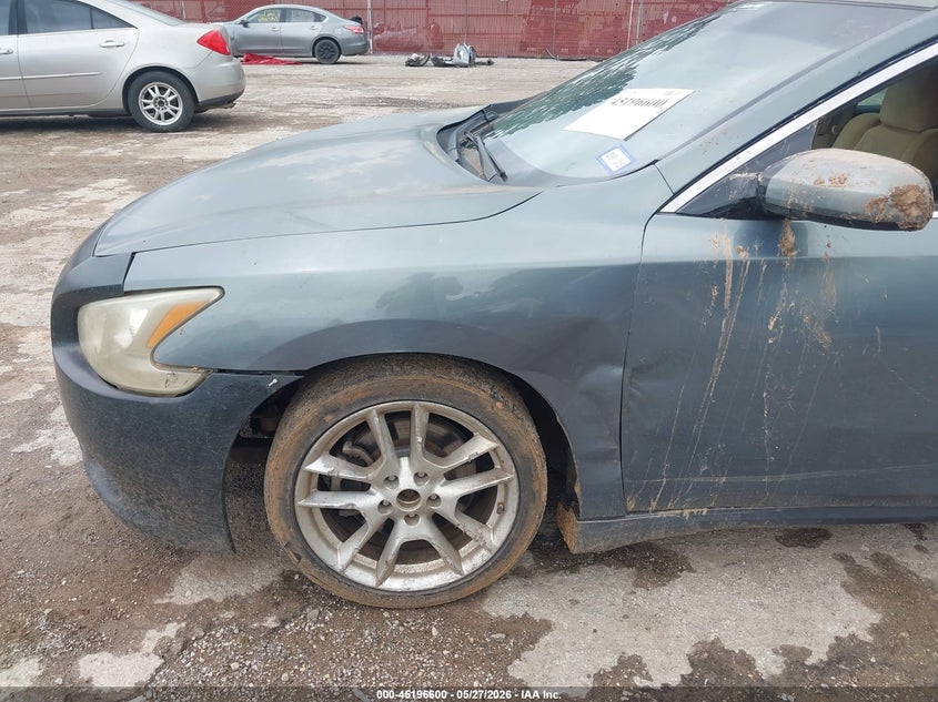 2011 Nissan Maxima VIN 1N4AA5AP4BC856077 IAAI salvage auction — FRONT & REAR, Salvage (Texas), sold $400 on 2026-07-09 (photo 6)