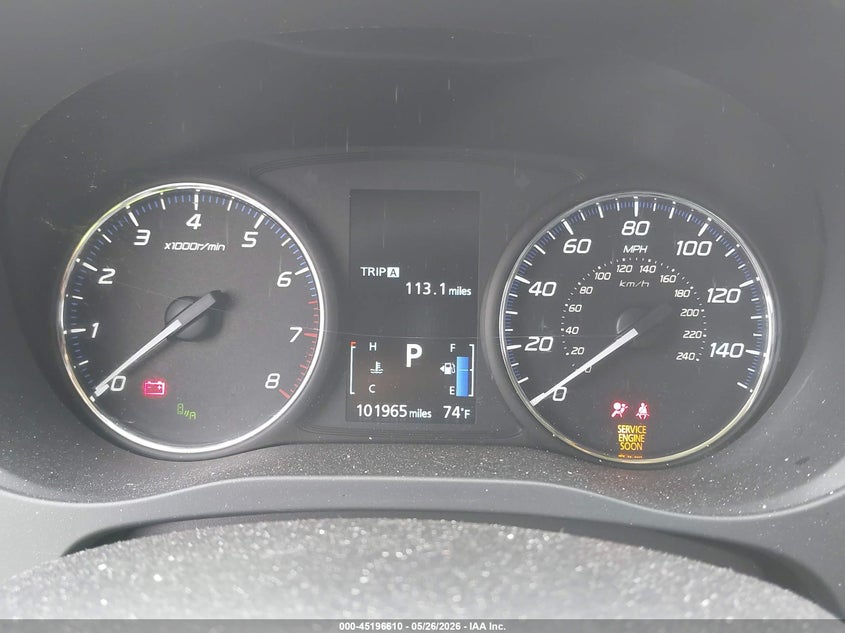 2020 Mitsubishi Outlander VIN JA4AD3A38LZ004343 IAAI salvage auction — HAIL, Salvage Title, sold $3,550 on 2026-07-27 (photo 7)