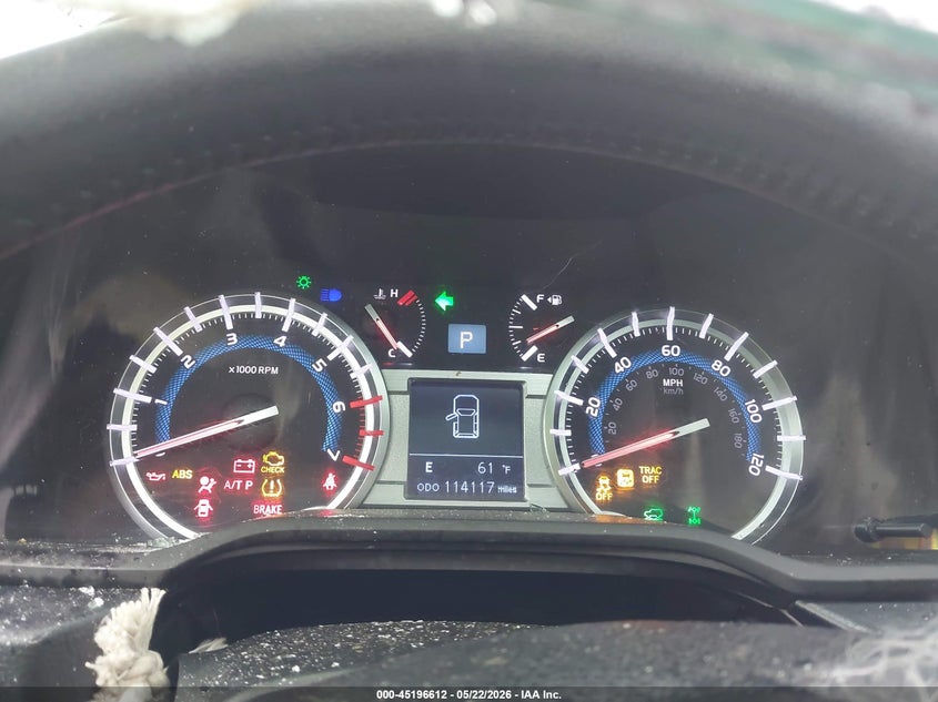 2019 Toyota 4runner VIN JTEBU5JR7K5644927 IAAI salvage auction — FRONT END, Salvage (Indiana), sold $5,250 on 2026-07-16 (photo 7)