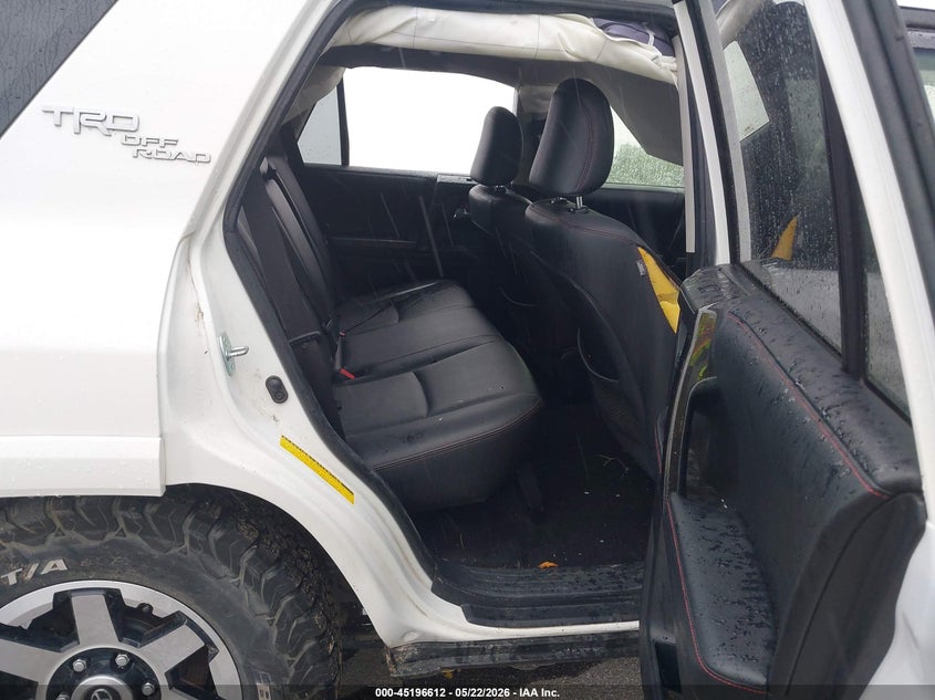 2019 Toyota 4runner VIN JTEBU5JR7K5644927 IAAI salvage auction — FRONT END, Salvage (Indiana), sold $5,250 on 2026-07-16 (photo 8)