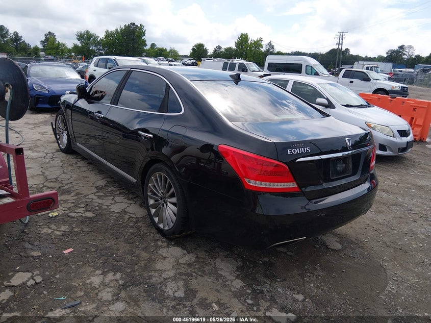 2015 Hyundai Equus VIN KMHGH4JH2FU092745 IAAI salvage auction — FRONT END, Salvage Title, sold $1,100 on 2026-07-17 (photo 3)