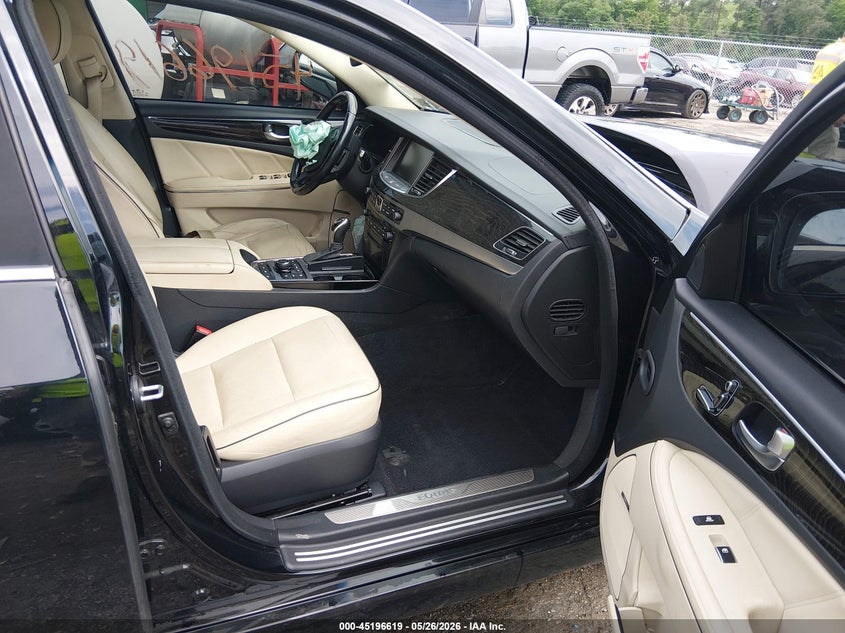 2015 Hyundai Equus VIN KMHGH4JH2FU092745 IAAI salvage auction — FRONT END, Salvage Title, sold $1,100 on 2026-07-17 (photo 5)
