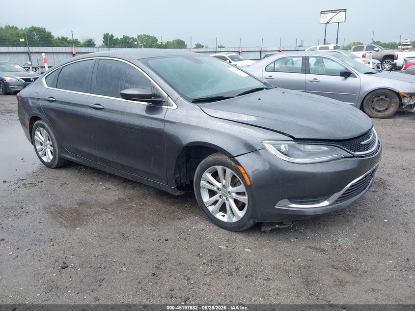 2016 Chrysler 200 VIN 1C3CCCAB2GN144074 IAAI salvage auction — FRONT END, Salvage Title, sold $600 on 2026-07-29 (photo 1)