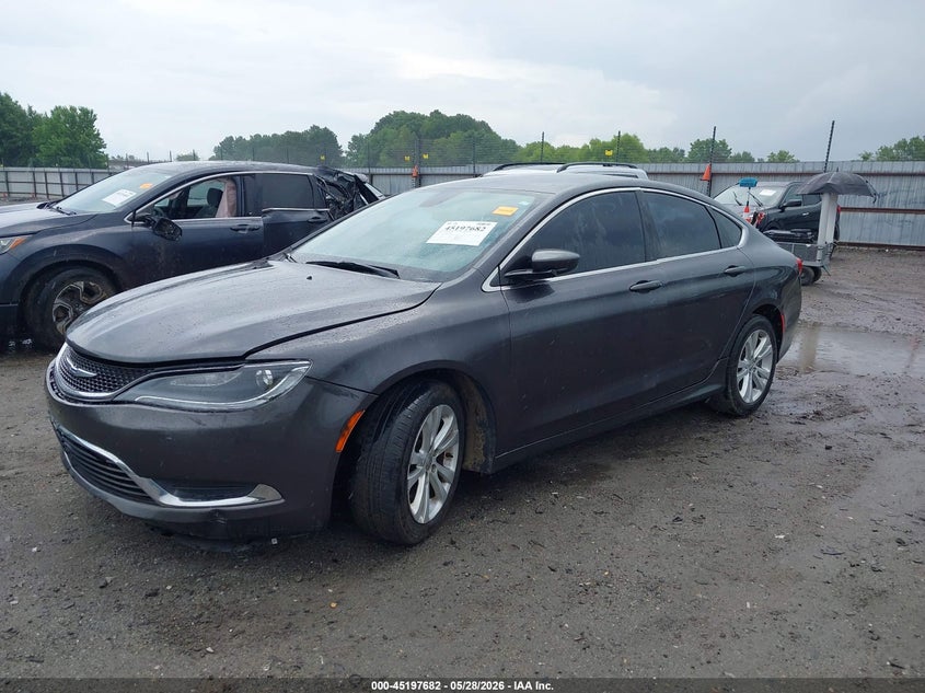 2016 Chrysler 200 VIN 1C3CCCAB2GN144074 IAAI salvage auction — FRONT END, Salvage Title, sold $600 on 2026-07-29 (photo 2)