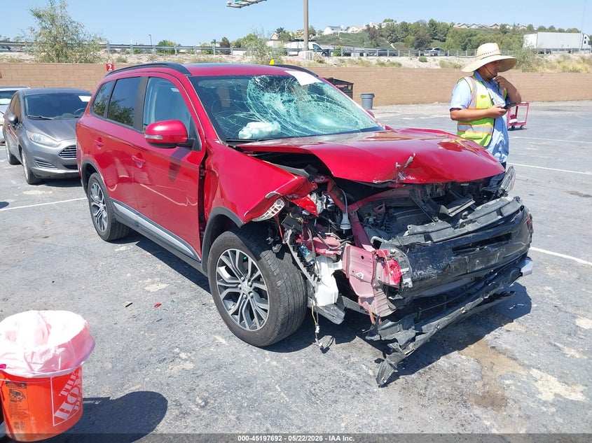 2016 Mitsubishi Outlander VIN JA4AD3A34GZ029892 IAAI salvage auction — FRONT END, Salvage (California), sold $1,150 on 2026-07-22 (photo 1)