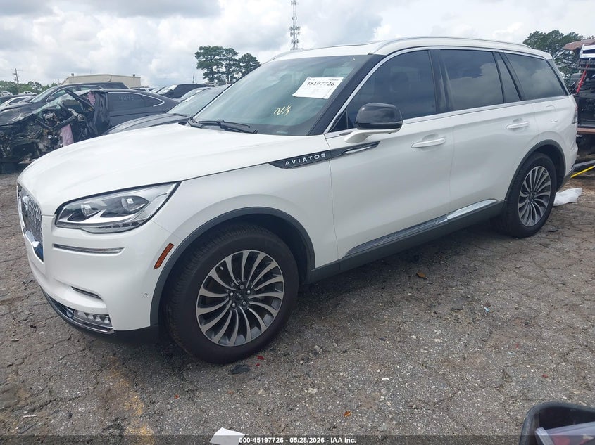 2020 Lincoln Aviator VIN 5LM5J7XC5LGL33472 IAAI salvage auction — FRONT END, Salvage Title, sold $9,900 on 2026-07-26 (photo 2)