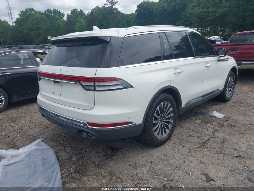 2020 Lincoln Aviator VIN 5LM5J7XC5LGL33472 IAAI salvage auction — FRONT END, Salvage Title, sold $9,900 on 2026-07-26 (photo 4)