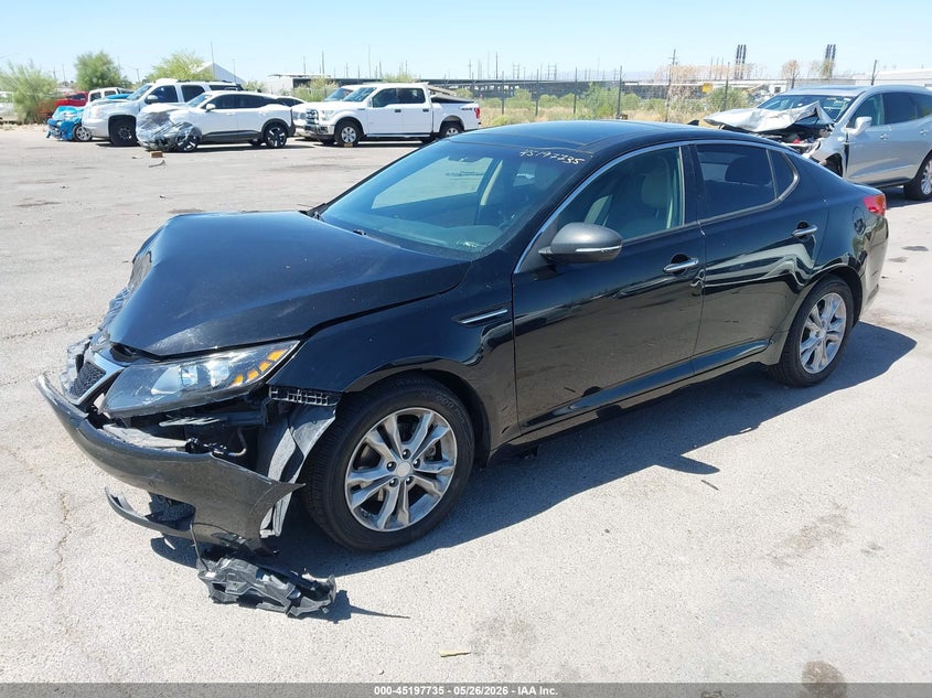 2013 Kia Optima VIN 5XXGN4A73DG104683 IAAI salvage auction — FRONT END, Salvage (Arizona), sold $800 on 2026-07-30 (photo 2)