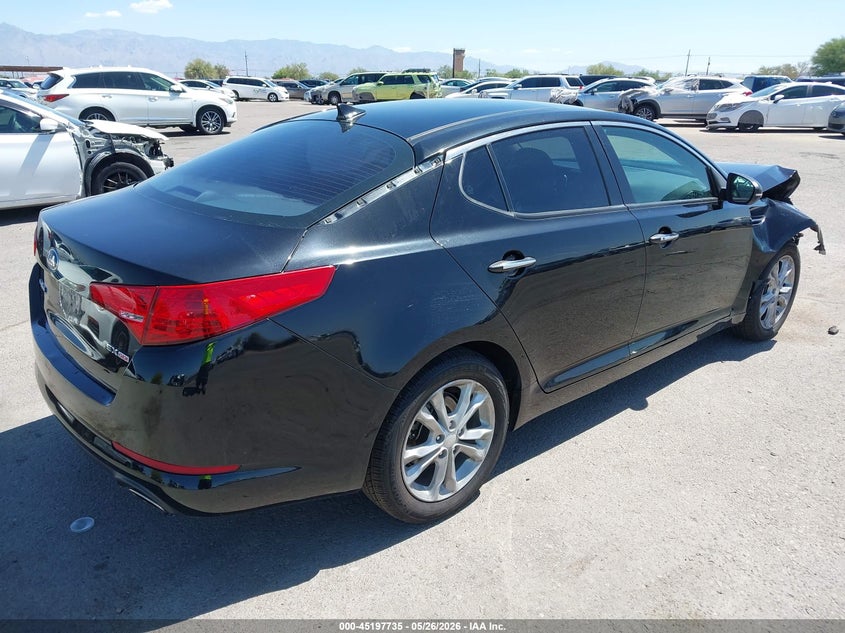 2013 Kia Optima VIN 5XXGN4A73DG104683 IAAI salvage auction — FRONT END, Salvage (Arizona), sold $800 on 2026-07-30 (photo 4)