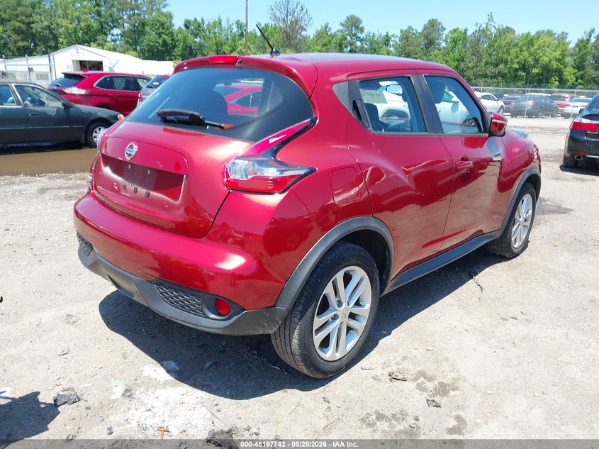 2017 Nissan Juke VIN JN8AF5MR9HT706021 IAAI salvage auction — LEFT REAR, Salvage Title, sold $1,350 on 2026-07-17 (photo 4)