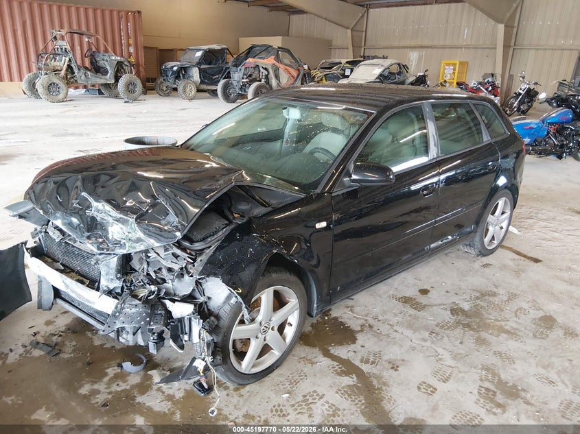 2007 Audi A3 VIN WAUHF78P27A121688 IAAI salvage auction — FRONT END, Clear (Tennessee), sold $300 on 2026-07-20 (photo 2)