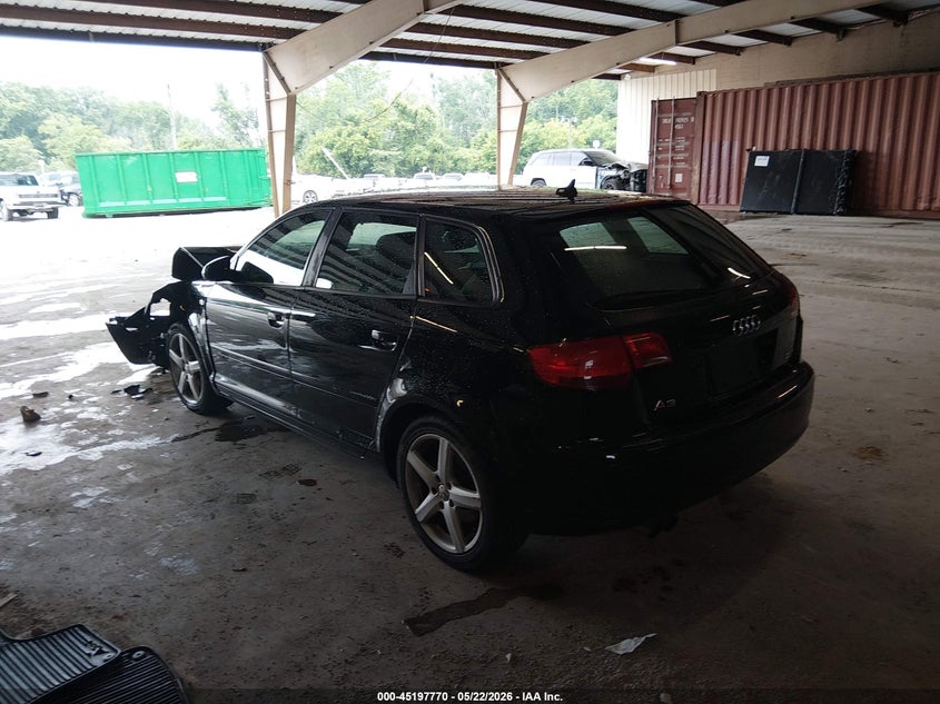 2007 Audi A3 VIN WAUHF78P27A121688 IAAI salvage auction — FRONT END, Clear (Tennessee), sold $300 on 2026-07-20 (photo 3)