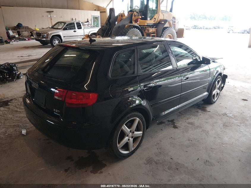 2007 Audi A3 VIN WAUHF78P27A121688 IAAI salvage auction — FRONT END, Clear (Tennessee), sold $300 on 2026-07-20 (photo 4)