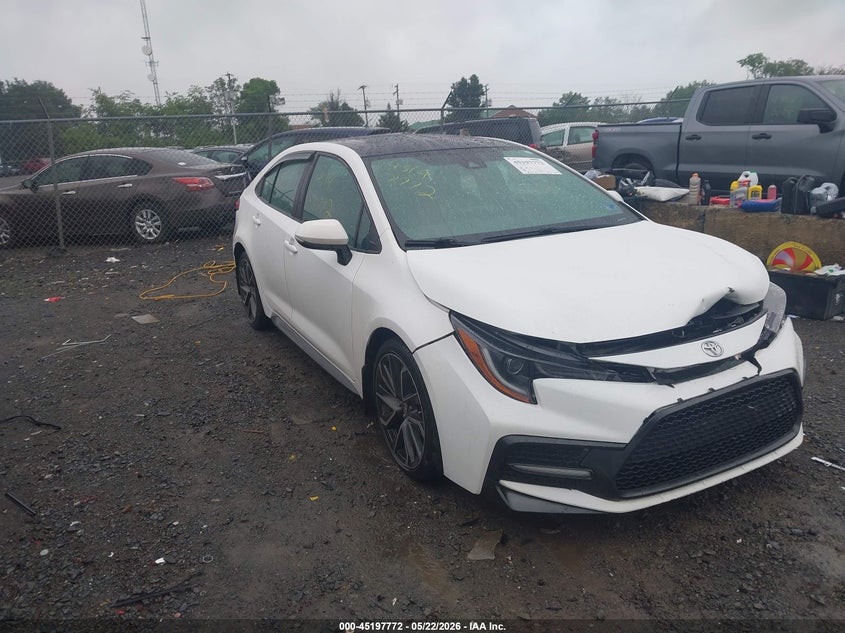2021 Toyota Corolla VIN 5YFP4MCE3MP083968 IAAI salvage auction — FRONT END, Salvage (Virginia), sold $5,100 on 2026-07-28 (photo 1)