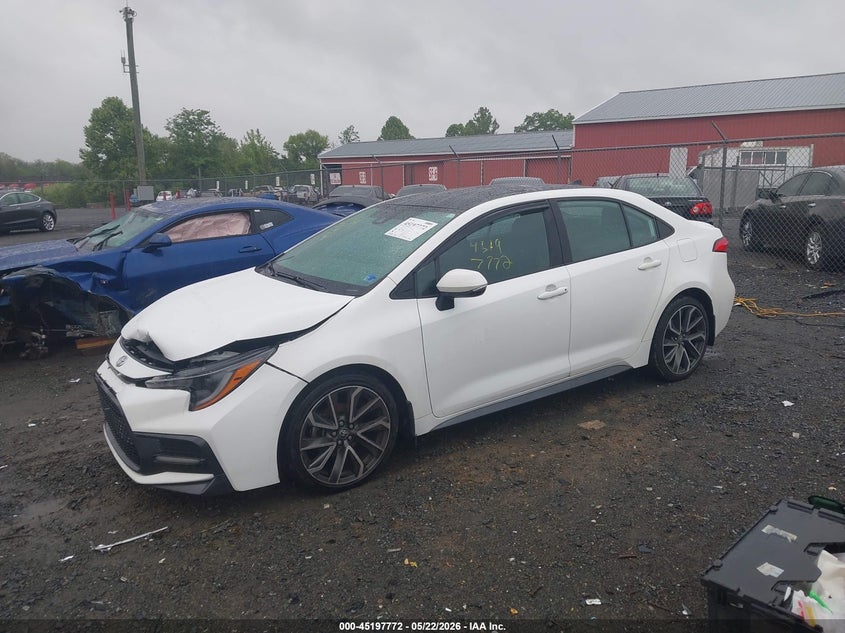2021 Toyota Corolla VIN 5YFP4MCE3MP083968 IAAI salvage auction — FRONT END, Salvage (Virginia), sold $5,100 on 2026-07-28 (photo 2)