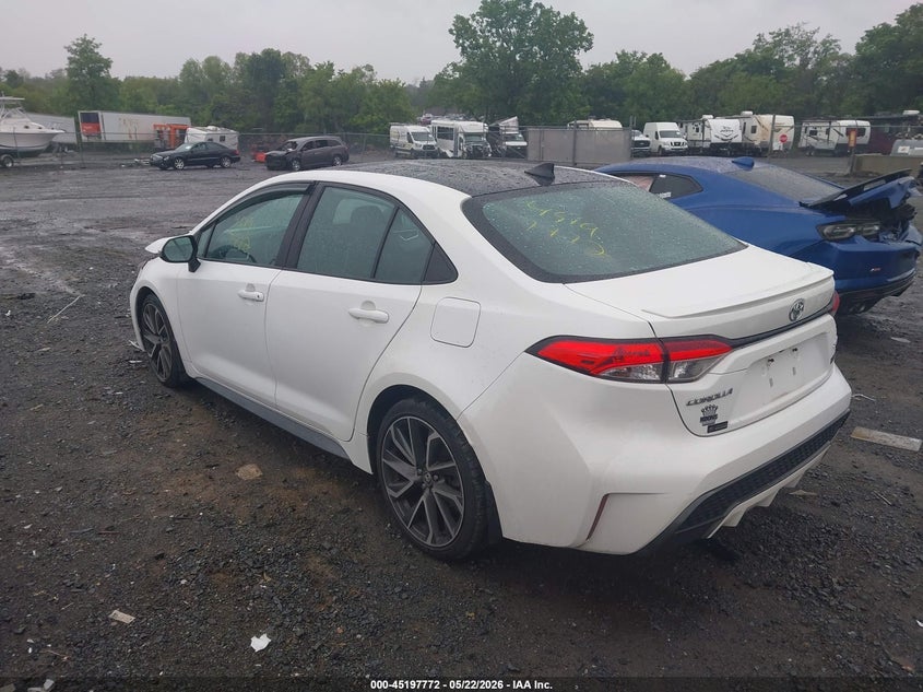 2021 Toyota Corolla VIN 5YFP4MCE3MP083968 IAAI salvage auction — FRONT END, Salvage (Virginia), sold $5,100 on 2026-07-28 (photo 3)