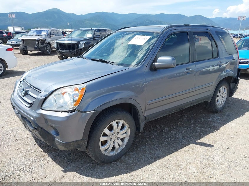 2006 Honda Cr-v VIN JHLRD78996C014075 IAAI salvage auction — REAR END, Clear (Montana), sold $950 on 2026-07-22 (photo 2)