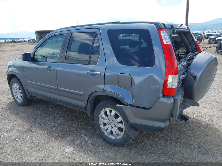 2006 Honda Cr-v VIN JHLRD78996C014075 IAAI salvage auction — REAR END, Clear (Montana), sold $950 on 2026-07-22 (photo 3)