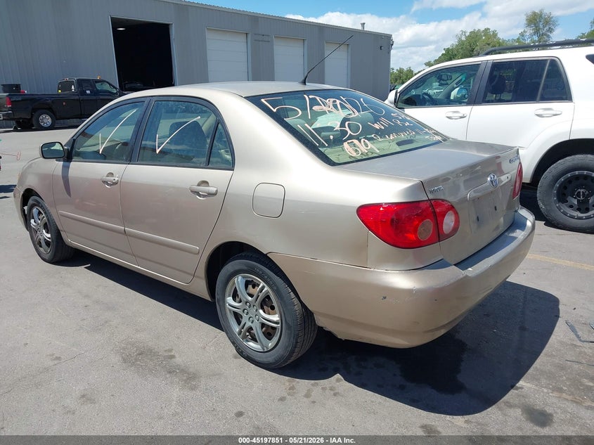 2005 Toyota Corolla VIN 1NXBR30E75Z485647 IAAI salvage auction — NORMAL WEAR, Salvage (Texas), sold $350 on 2026-07-09 (photo 3)