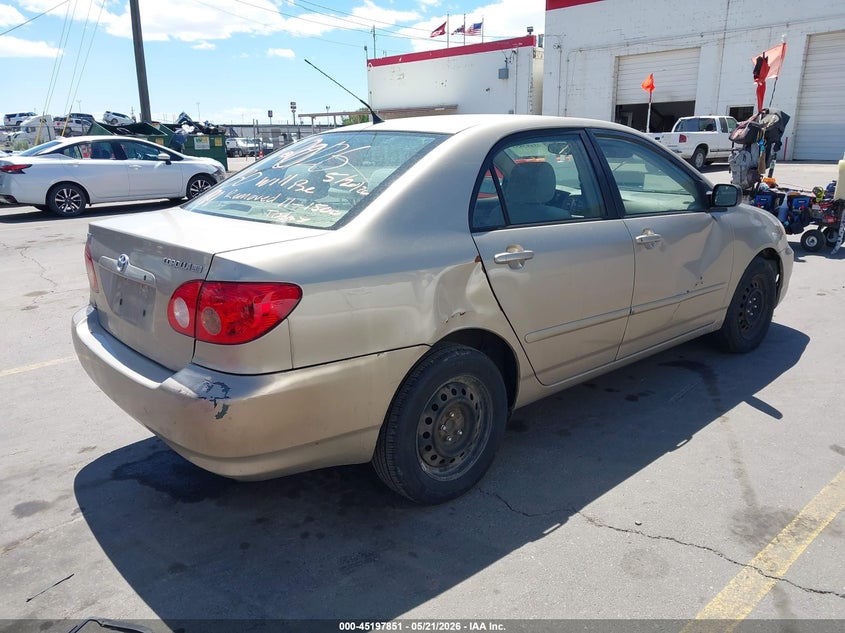 2005 Toyota Corolla VIN 1NXBR30E75Z485647 IAAI salvage auction — NORMAL WEAR, Salvage (Texas), sold $350 on 2026-07-09 (photo 4)