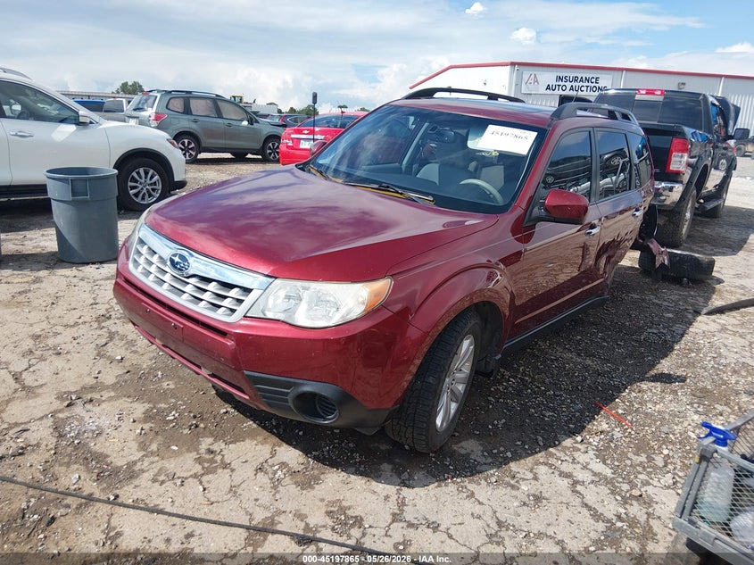 2012 Subaru Forester VIN JF2SHBDC2CH460611 IAAI salvage auction — LEFT REAR, Salvage Title, sold $1,050 on 2026-07-16 (photo 2)