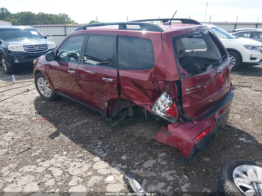 2012 Subaru Forester VIN JF2SHBDC2CH460611 IAAI salvage auction — LEFT REAR, Salvage Title, sold $1,050 on 2026-07-16 (photo 3)