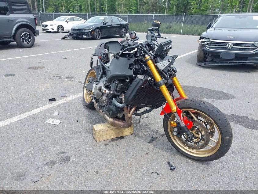 2025 Yamaha Xsr VIN JYARN96EXSA000645 IAAI salvage auction — FRONT END, Mv-907A (New York), sold $225 on 2026-07-28 (photo 1)