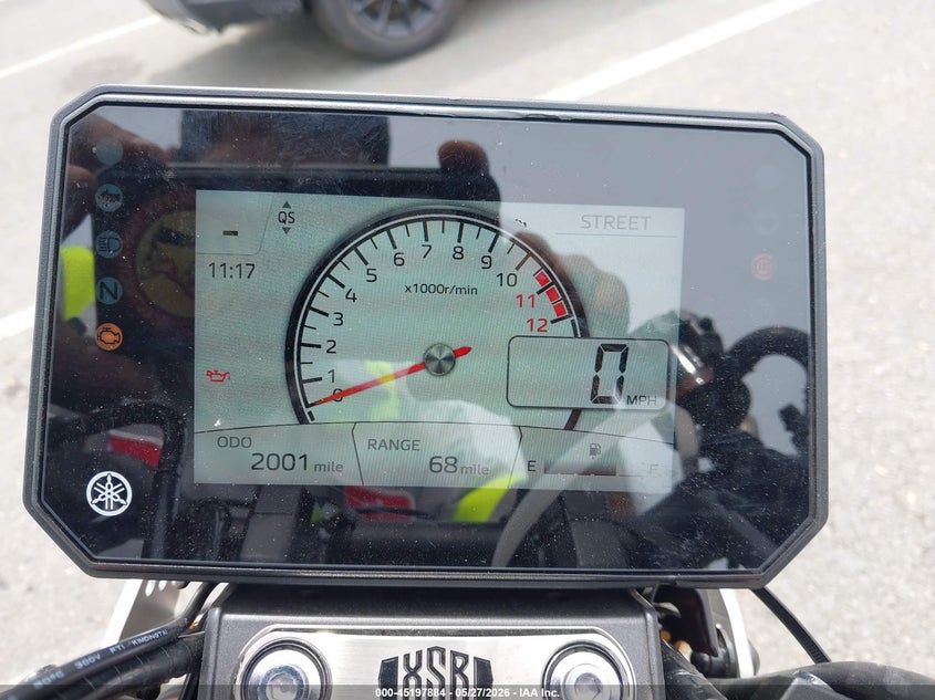 2025 Yamaha Xsr VIN JYARN96EXSA000645 IAAI salvage auction — FRONT END, Mv-907A (New York), sold $225 on 2026-07-28 (photo 7)