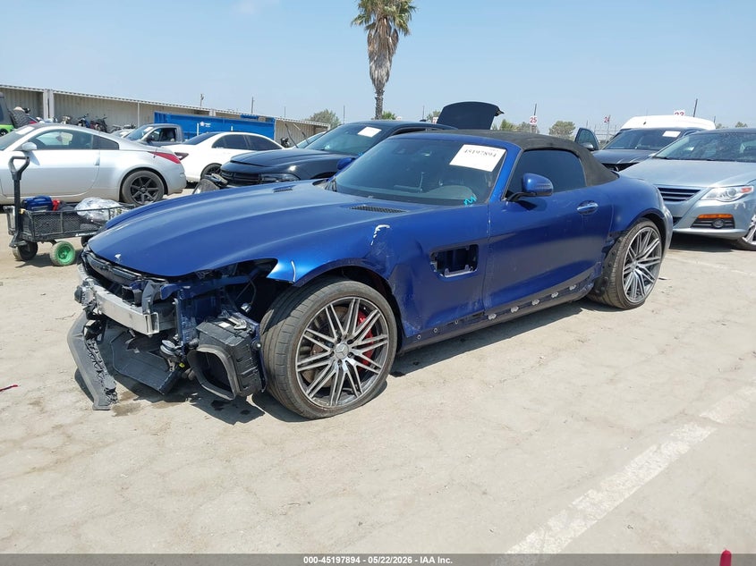 2020 Mercedes-benz AMG GT VIN WDDYK8AA0LA025682 IAAI salvage auction — FRONT END, Salvage (Arizona), sold $32,500 on 2026-07-29 (photo 2)