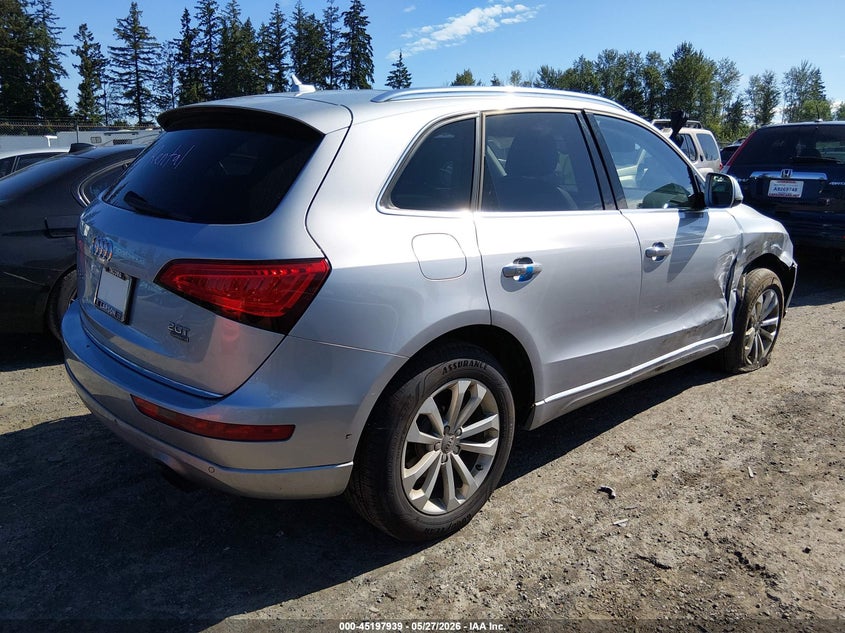 2015 Audi Q5 VIN WA1LFAFP7FA136922 IAAI salvage auction — RIGHT FRONT, Bill Of Sale (Washington), sold $3,350 on 2026-07-29 (photo 4)