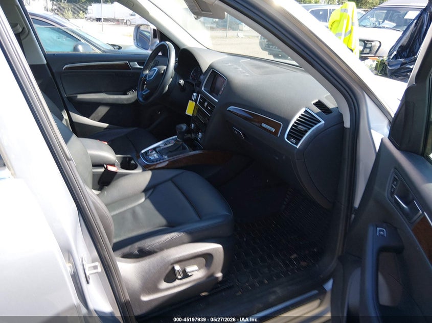 2015 Audi Q5 VIN WA1LFAFP7FA136922 IAAI salvage auction — RIGHT FRONT, Bill Of Sale (Washington), sold $3,350 on 2026-07-29 (photo 5)