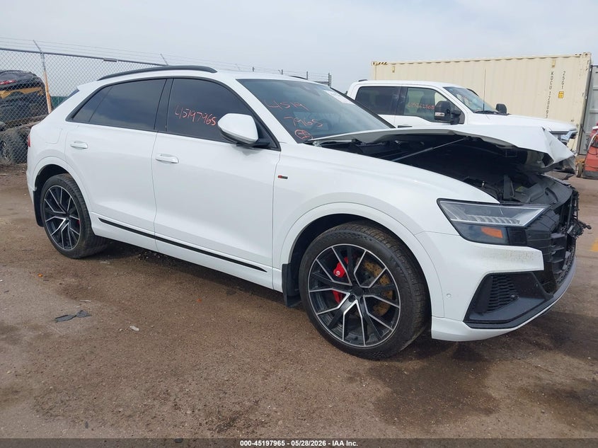 2019 Audi Q8 VIN WA1FVAF18KD034789 IAAI salvage auction — FRONT END, Regular (South Dakota), sold $21,250 on 2026-07-14 (photo 1)