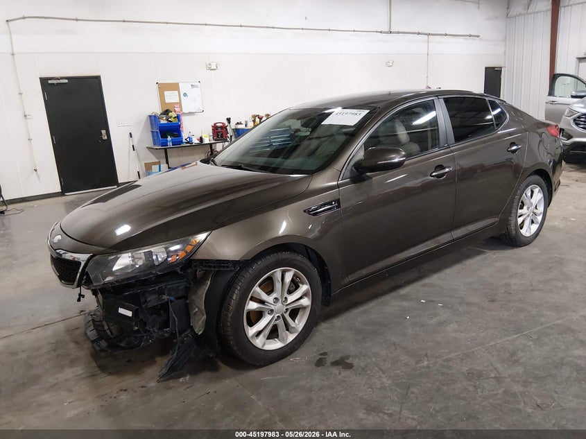 2013 Kia Optima VIN 5XXGN4A72DG238780 IAAI salvage auction — FRONT END, Salvage (Iowa), sold $650 on 2026-07-07 (photo 2)
