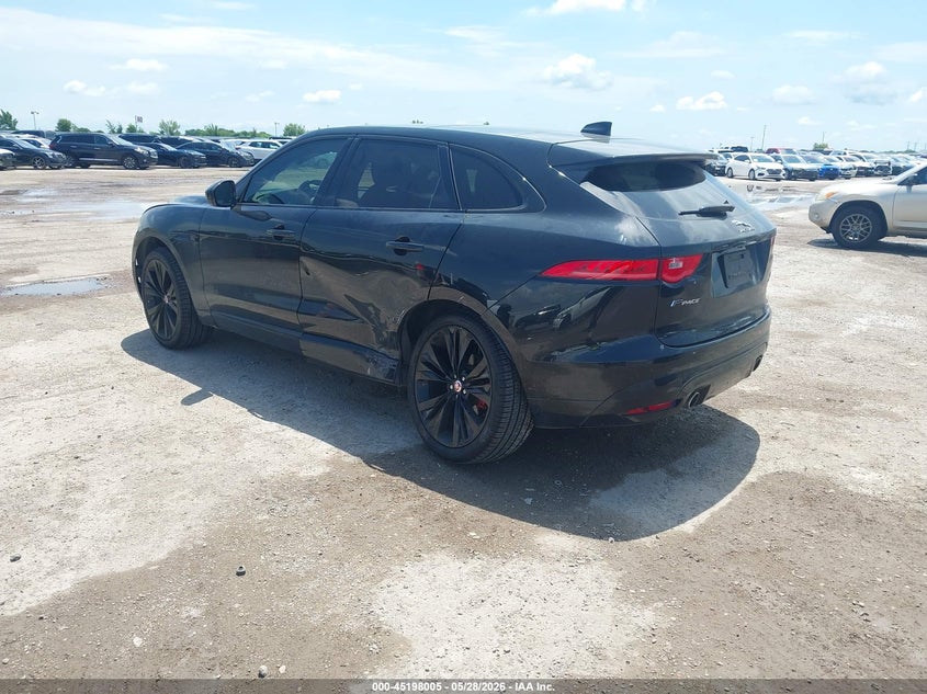 2017 Jaguar F-pace VIN SADCM2BV3HA099526 IAAI salvage auction — LEFT SIDE, Original (Texas), sold $5,550 on 2026-07-22 (photo 3)