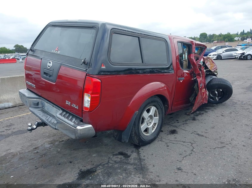 2006 Nissan Frontier VIN 1N6AD07W66C417999 IAAI salvage auction — ROLLOVER, Salvage (Oregon), sold $625 on 2026-07-09 (photo 4)