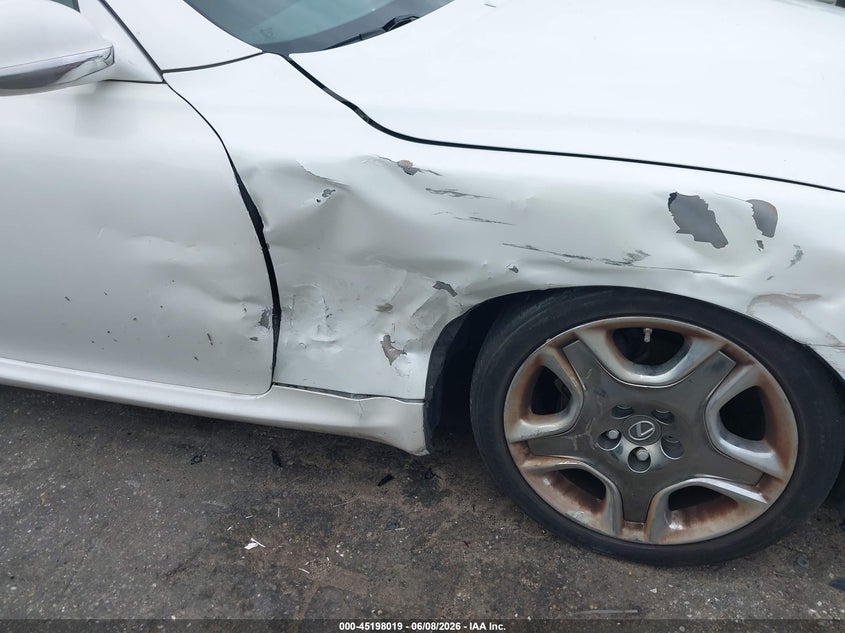 2008 Lexus Sc 430 VIN JTHFN45Y789019555 IAAI salvage auction — RIGHT FRONT, Original (Texas), sold $3,550 on 2026-07-29 (photo 6)
