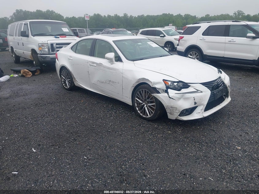 2016 Lexus Is VIN JTHCM1D22G5006963 IAAI salvage auction — FRONT END, Salvage Title, sold $2,350 on 2026-07-13 (photo 1)
