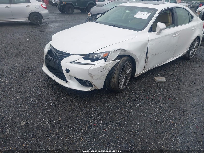 2016 Lexus Is VIN JTHCM1D22G5006963 IAAI salvage auction — FRONT END, Salvage Title, sold $2,350 on 2026-07-13 (photo 2)