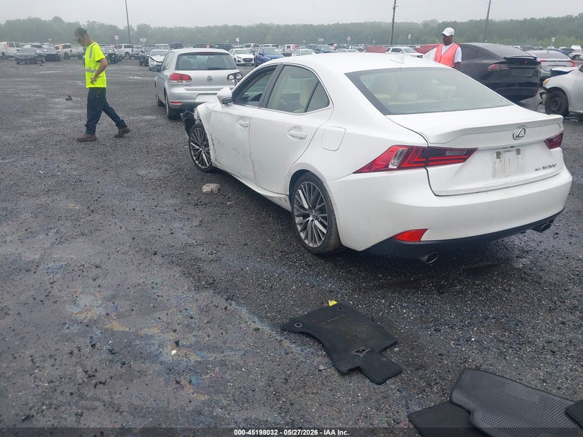 2016 Lexus Is VIN JTHCM1D22G5006963 IAAI salvage auction — FRONT END, Salvage Title, sold $2,350 on 2026-07-13 (photo 3)