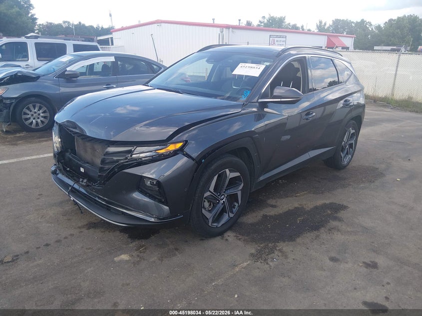 2022 Hyundai Tucson VIN KM8JE3AE4NU053376 IAAI salvage auction — FRONT END, Salvage (Mississippi), sold $6,400 on 2026-07-25 (photo 2)