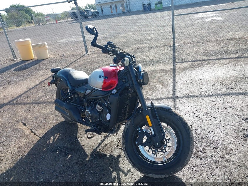 2025 Cf moto 450 cl-c VIN LCEPESLF2S6001887 IAAI salvage auction — FRONT & REAR, Salvage (Texas), sold $725 on 2026-07-21 (photo 1)