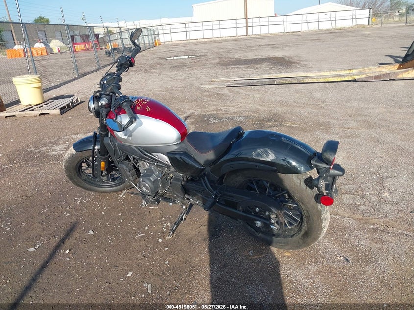 2025 Cf moto 450 cl-c VIN LCEPESLF2S6001887 IAAI salvage auction — FRONT & REAR, Salvage (Texas), sold $725 on 2026-07-21 (photo 3)